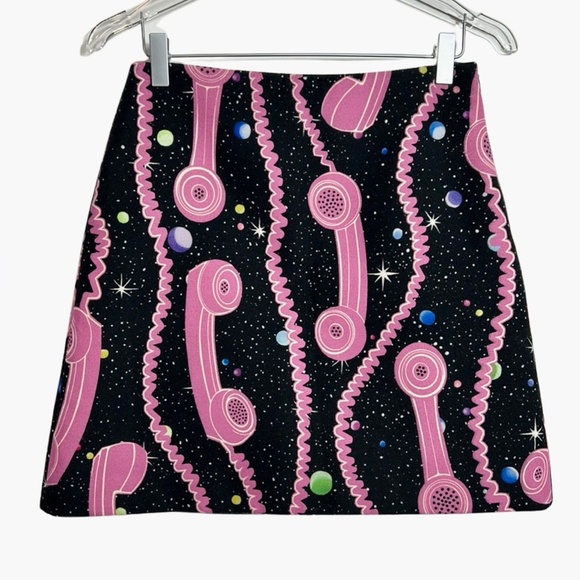 Jeremy Scott Dresses & Skirts - Jeremy Scott Telephone mini skirt Women's 6